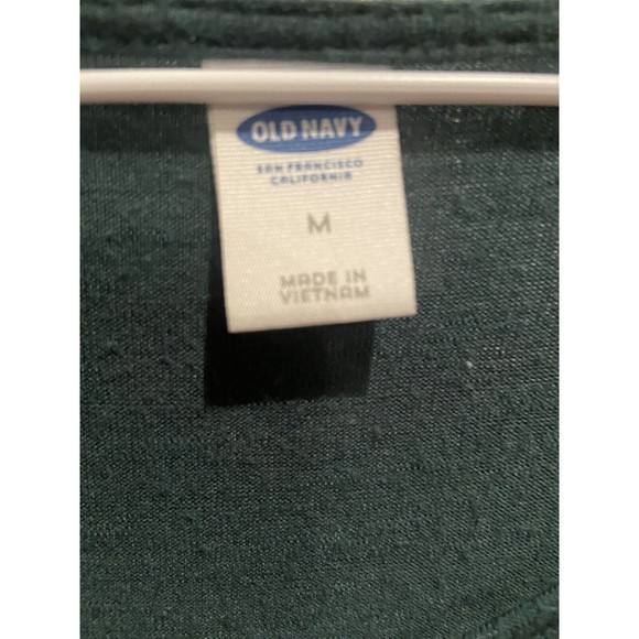 Old Navy Women’s Green Shirt/dress With Slit On Sides Size M - Picture 5 of 5